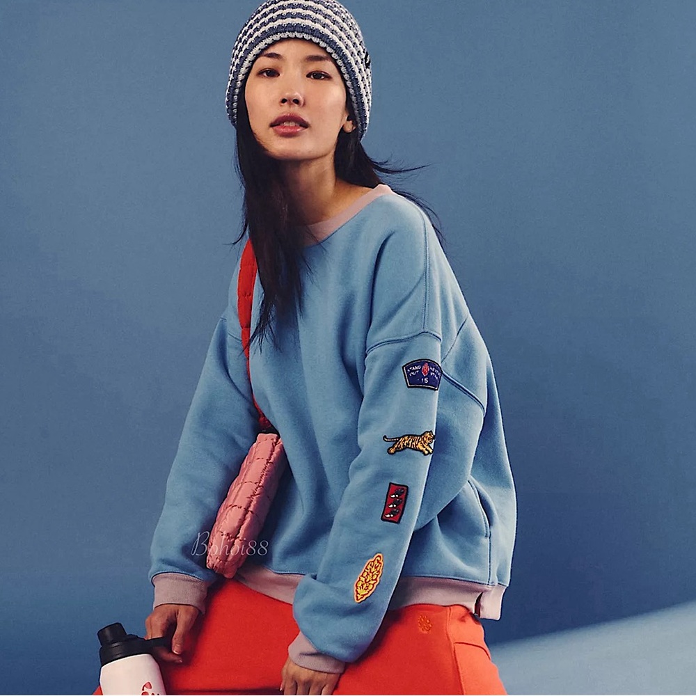 NEW Free People All Star Patch Pullover